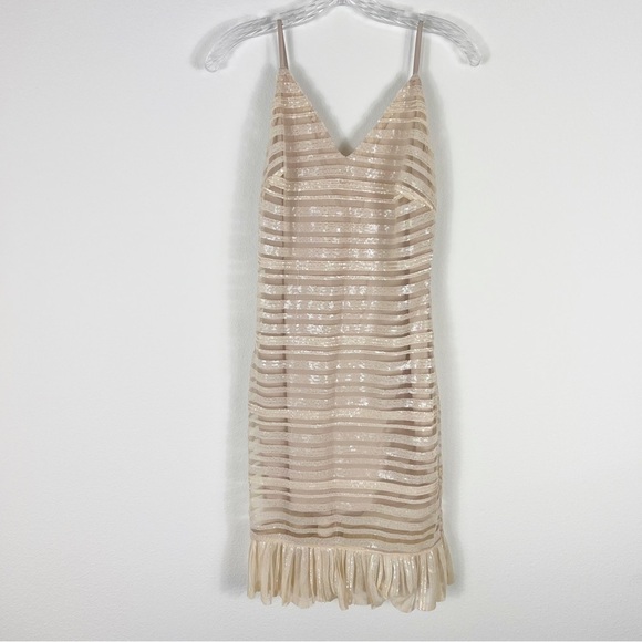 NWT NEW The Jetset Diaries TJD Power of Love Mini Dress Nude Medium M - Picture 1 of 7